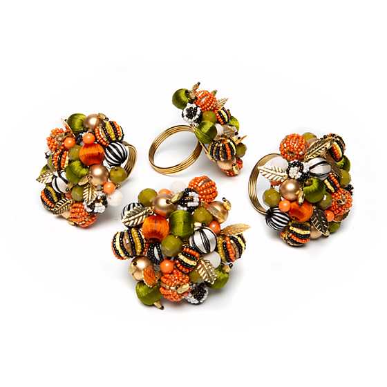 Autumn Leaves Napkin Rings – Set of 4