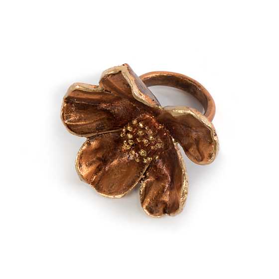 Autumn Magnolia Napkin Ring