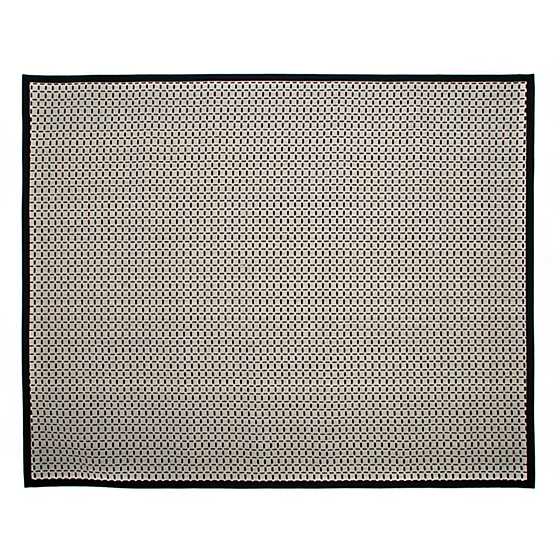 Bauhaus Check Rug – 8′ x 10′ – Black & White