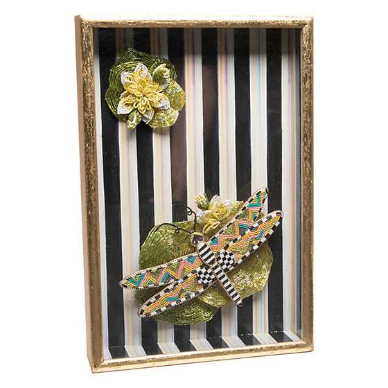 Beaded Dragonfly Shadow Box