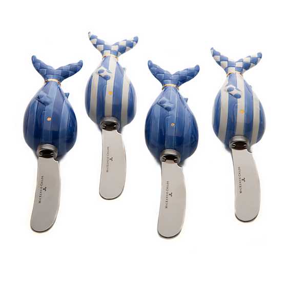 Big Blue Canape Knives – Set of 4