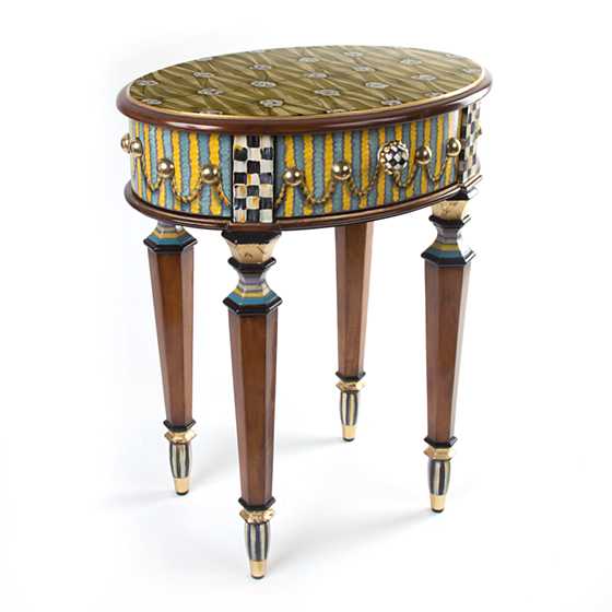 Boutonniere Oval Accent Table