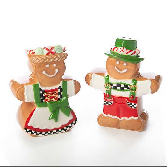 Candy Cottage Gingerbread Salt & Pepper Set