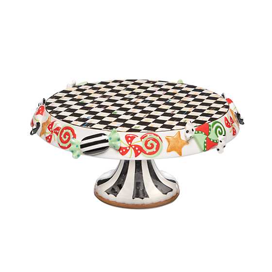 Candy Cottage Pedestal Platter – Large