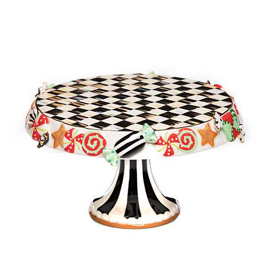 Candy Cottage Pedestal Platter – Small