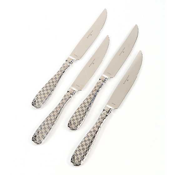 Check Steak Knives – Set of 4