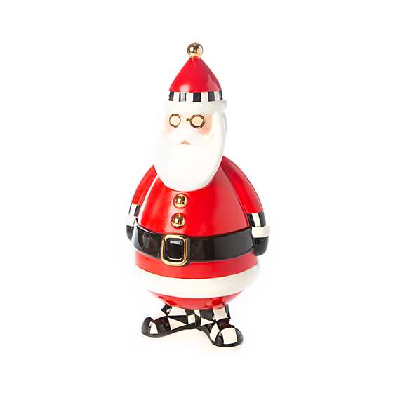 Checkmate Mr. Claus Lidded Dish