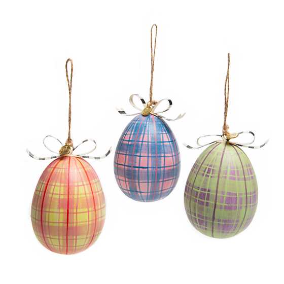 Chicken Palace Egg Ornaments – Set of 3