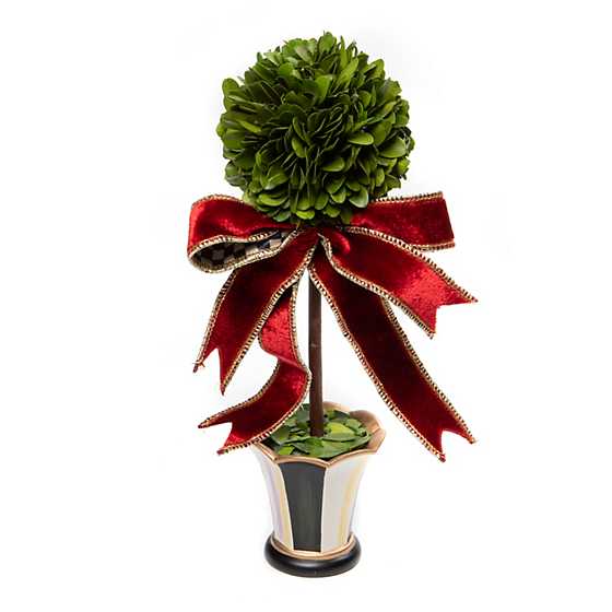 Christmas Magic Boxwood Topiary – Small