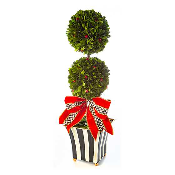 Classic Courtly Boxwood Topiary – Large