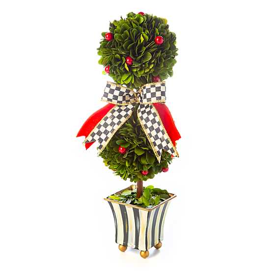 Classic Courtly Boxwood Topiary – Small