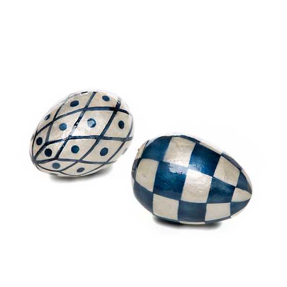 Country Stroll Capiz Eggs – Set of 2