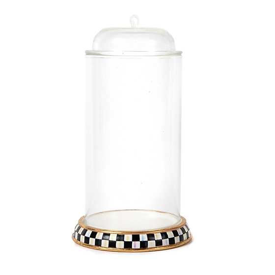 Courtly Check Glass Ornament Cloche