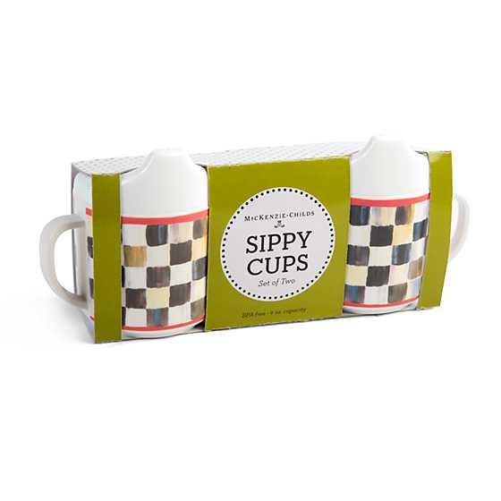 Courtly Check Sippy Cups – Set of 2