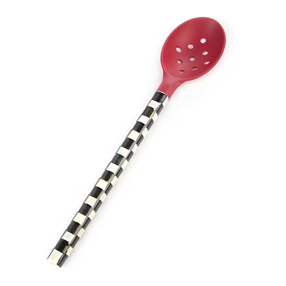 Courtly Check Slotted Spoon – Red