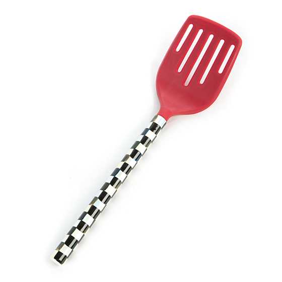 Courtly Check Slotted Turner – Red