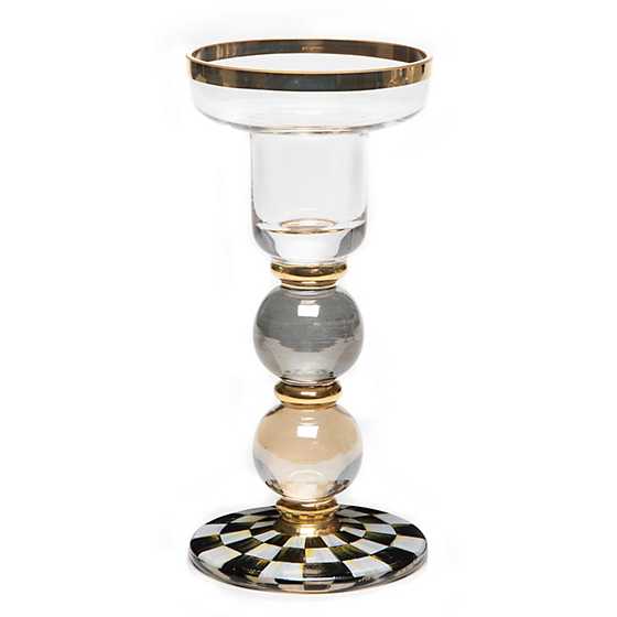 Courtly Check Sphere Candlestick – Medium