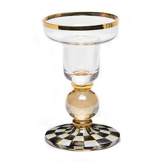 Courtly Check Sphere Candlestick – Small