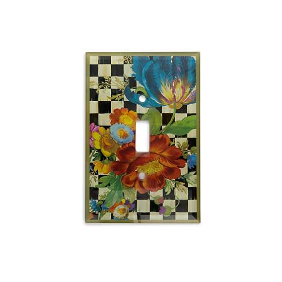 Courtly Flower Market Switch Plate