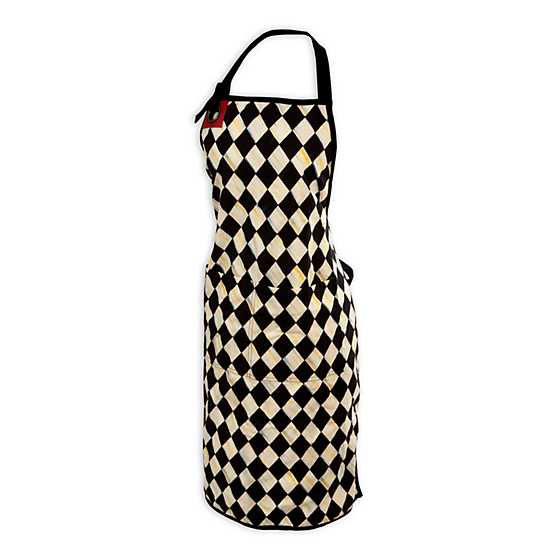 Courtly Harlequin Bistro Apron