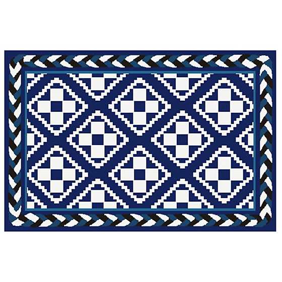 Courtyard Indoor/Outdoor Rug – 2′ x 3′ – Royal