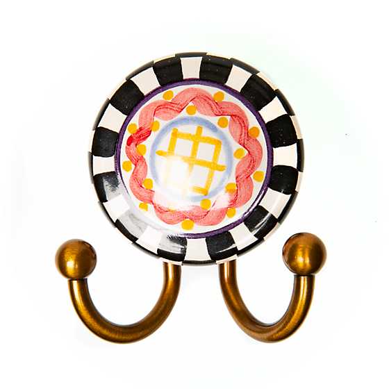 Coventry Ceramic Knob Door Hook