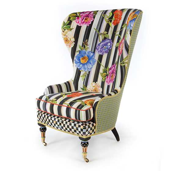 Cutting Garden High Back Wing Chair