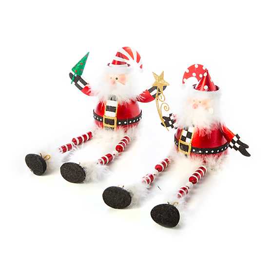 Dangling Santas – Set of 2