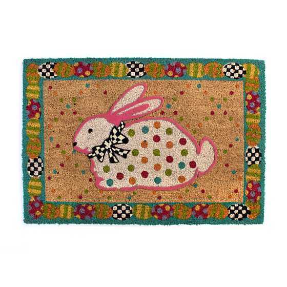 Dotty Bunny Entrance Mat