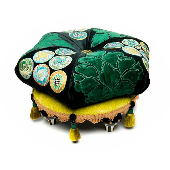 Emerald Footstool