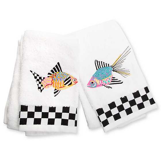 Fantasia Fish Hand Towels – Set of 2