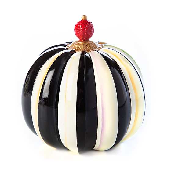 Finial Stripe Pumpkin – Mini