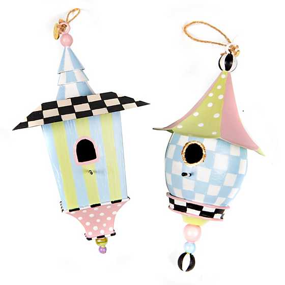 Florabunda Birdhouse Ornaments – Set of 2