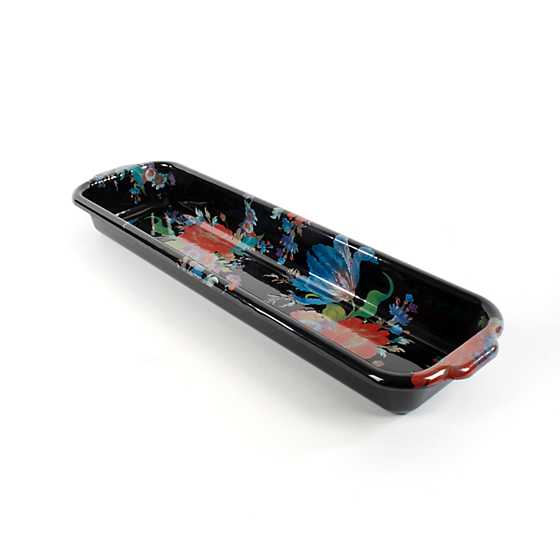 Flower Market Baguette Dish – Black