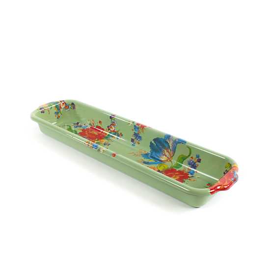 Flower Market Baguette Dish – Green