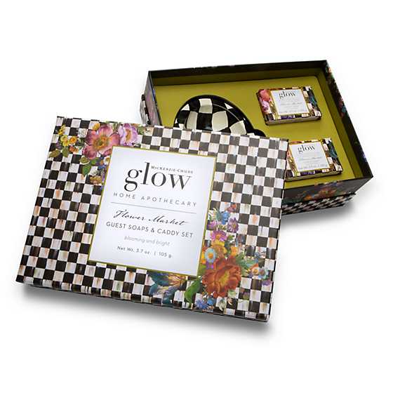 Flower Market Bar Soap & Dish Set