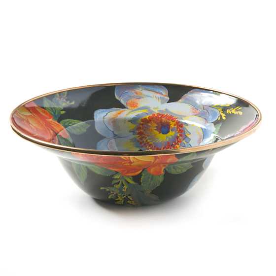 Flower Market Breakfast Bowl – Black