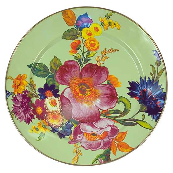 Flower Market Charger/Plate – Green