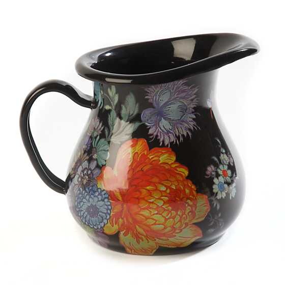 Flower Market Creamer – Black