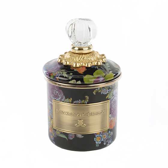 Flower Market Mini Canister – Black