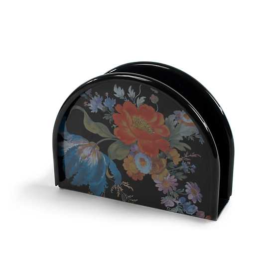 Flower Market Napkin Holder – Black