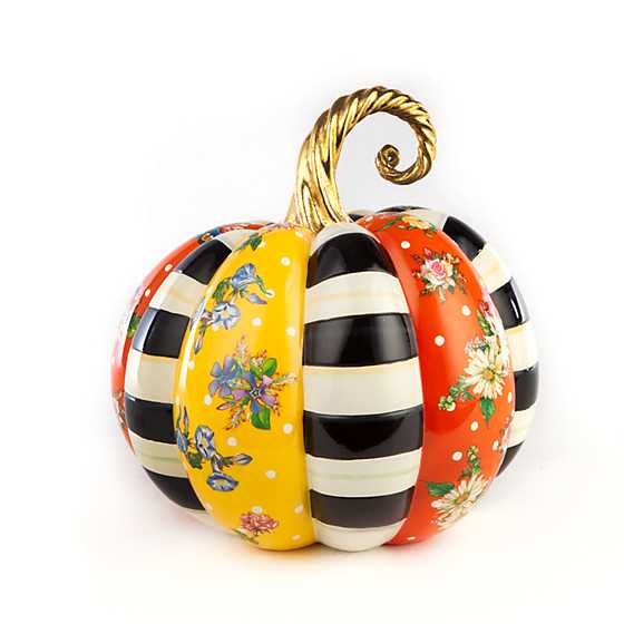 Flower Market Patchwork Pumpkin – Medium