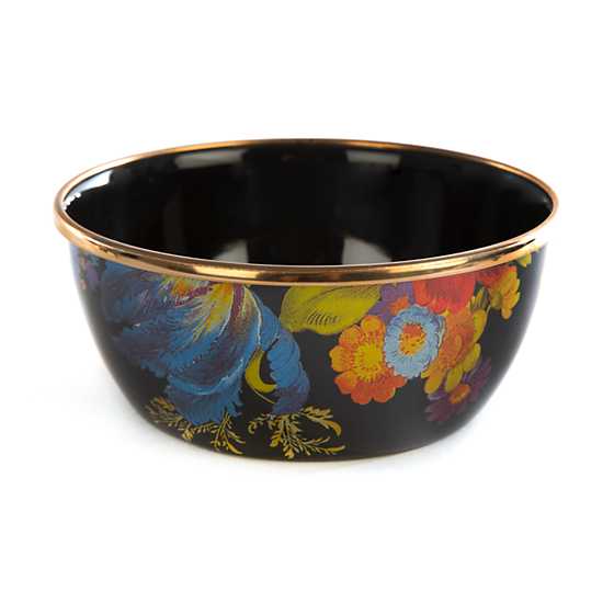 Flower Market Pinch Bowl – Black