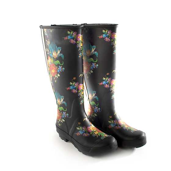 Flower Market Rain Boots – Tall – Size 10