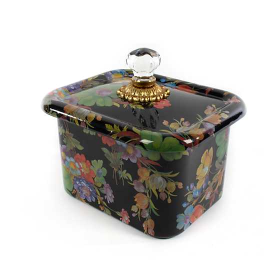 Flower Market Recipe Box – Black