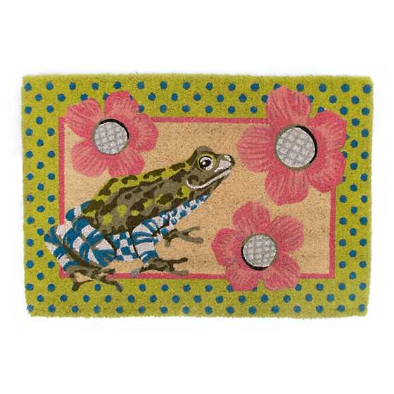 Frog and Flower Entrance Mat