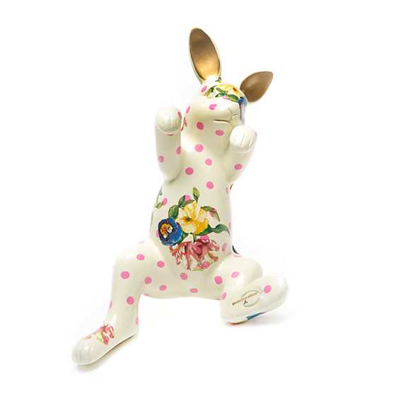 Funny Bunny Pot Climber – White