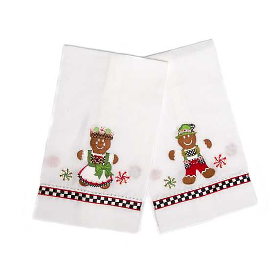 Gingerbread Couple Guest Towels – Set of 2