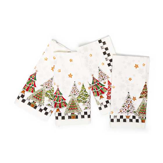 Gingerbread Forest Napkins – Set of 4