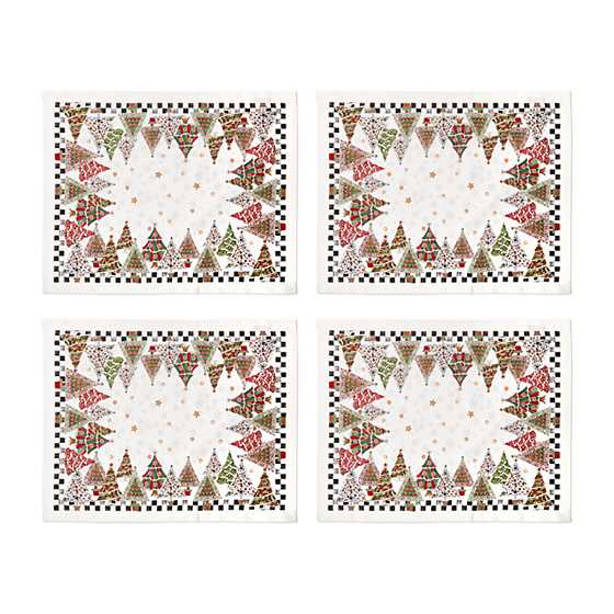 Gingerbread Forest Placemats – Set of 4